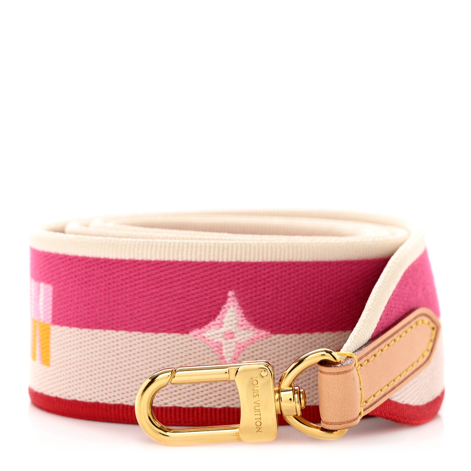 Louis Vuitton Jacquard Speedy Bandouliere 20 Shoulder Strap Fuchsia 1 of 3