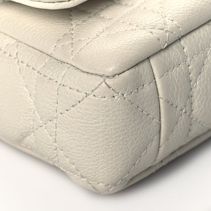 Christian Dior Supple Calfskin Cannage Caro Pouch with Chain Latte 8 of 9