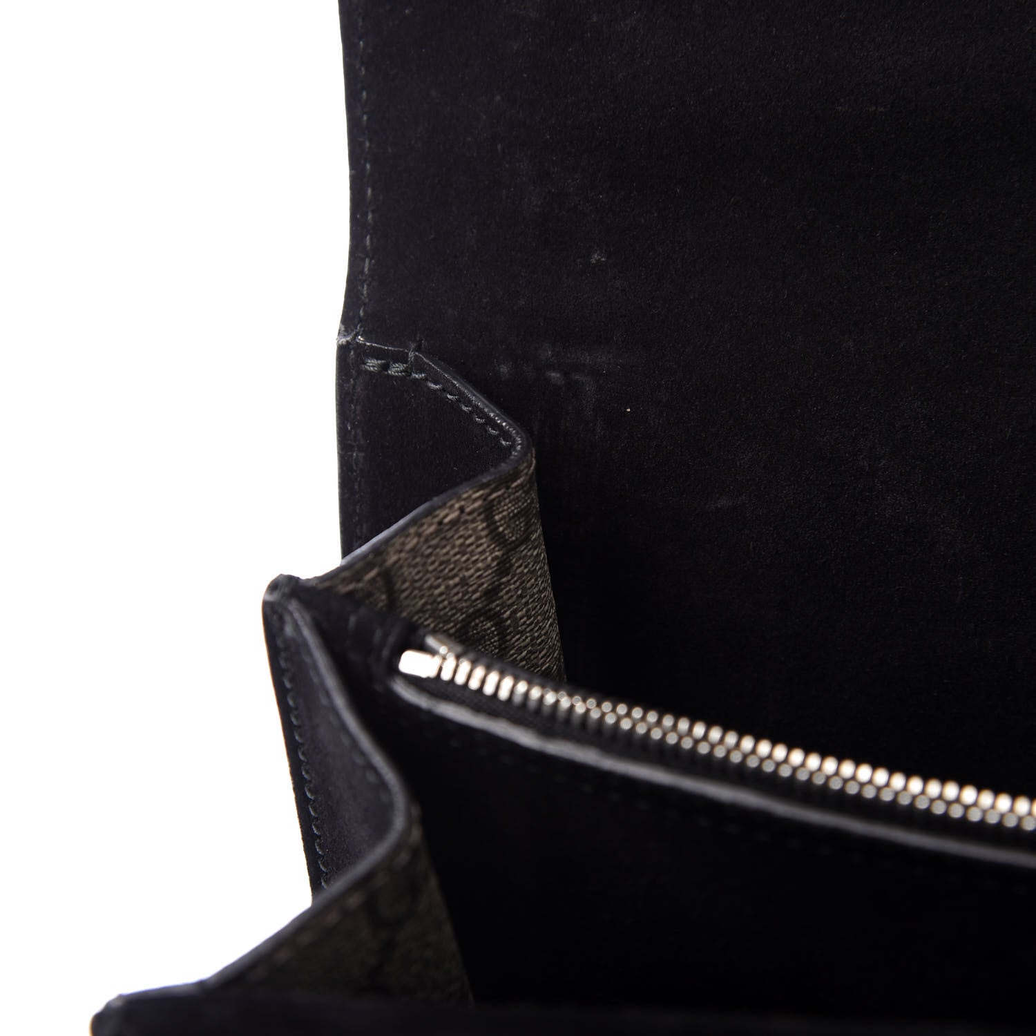 Gucci GG Supreme Monogram Medium Dionysus Shoulder Bag Black 10 of 13