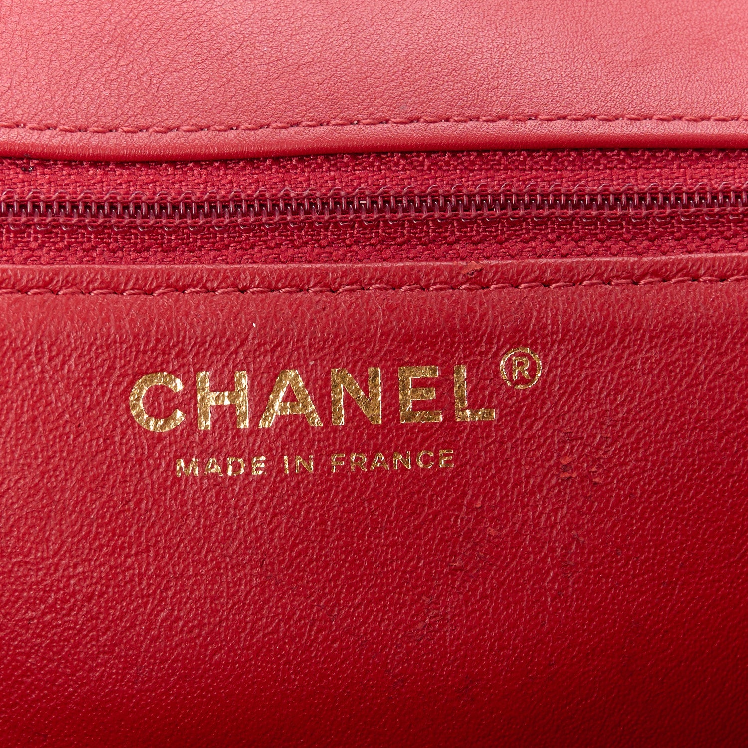 Chanel Calfskin Quilted Chevron In The City Bag Red 7 of 14