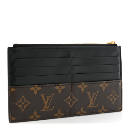Louis Vuitton Monogram Slim Purse Black 3 of 12