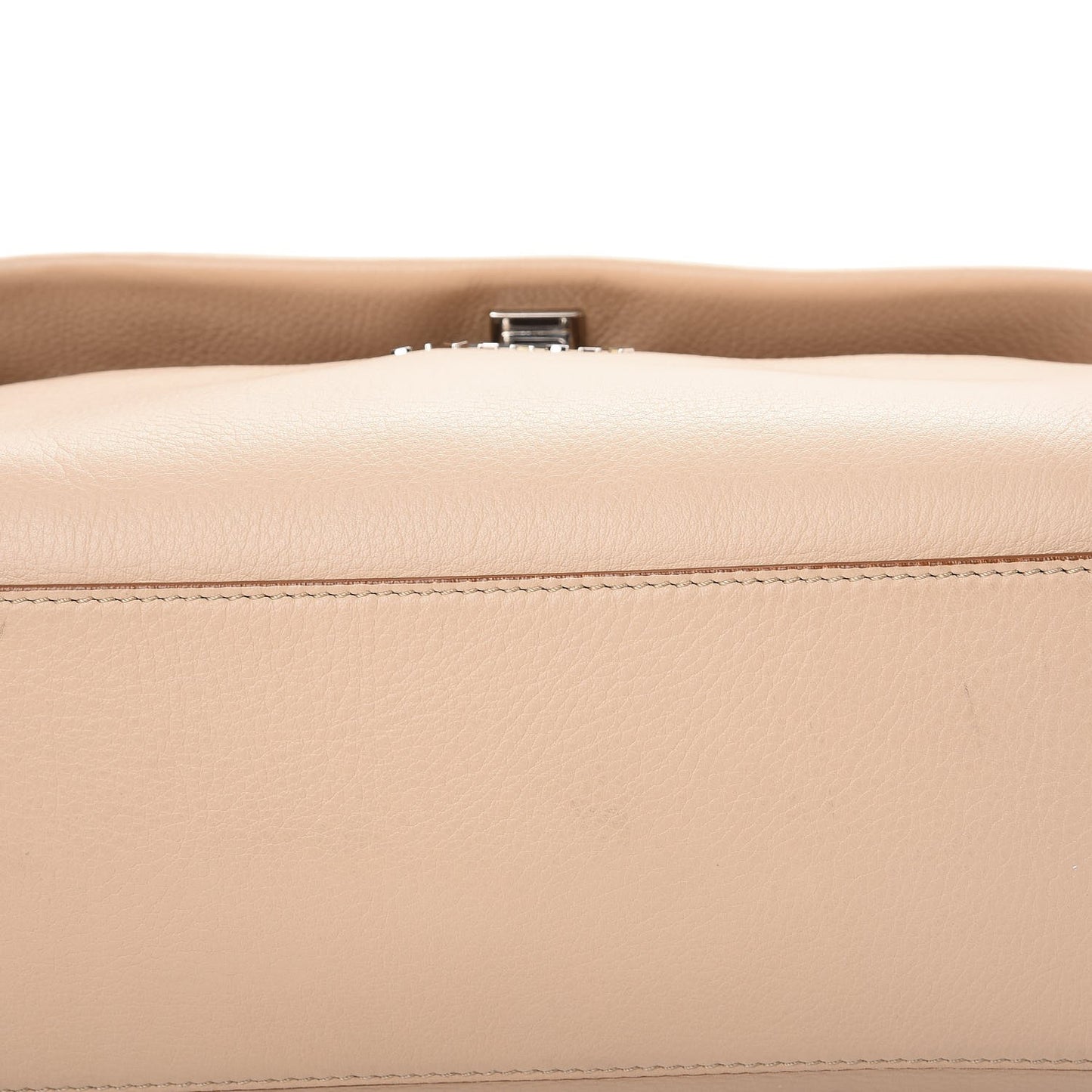 Calfskin Mini Pandora Pure Flap Bag Sand