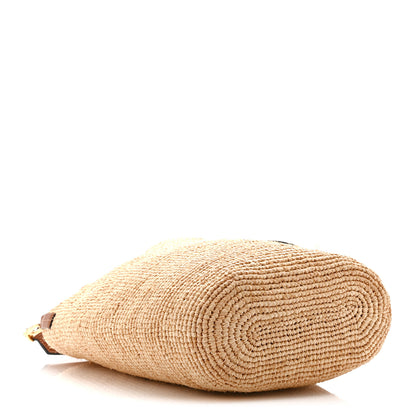 Loewe Raffia Mini Slit Tote Bag Natural Tan 4 of 10