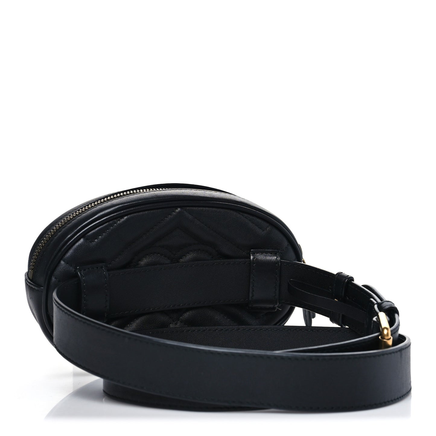 Calfskin Matelasse GG Marmont Belt Bag 95 38 Black