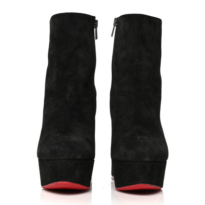 Christian Louboutin Veau Velours Movidastic 130 Platform Boots 38.5 Black 2 of 8
