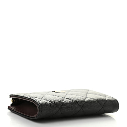 Chanel Caviar Quilted Zipped Key Holder Case Black 4 of 8