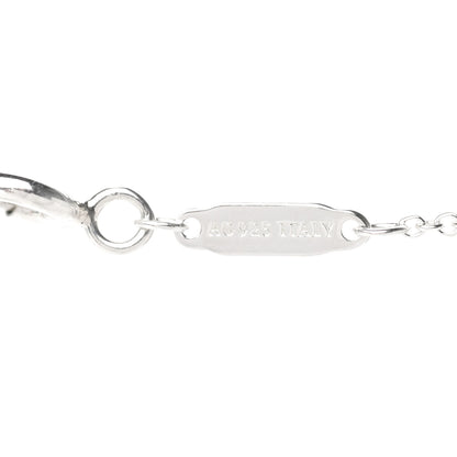 Tiffany Sterling Silver Large T Smile Pendant Necklace 5 of 6
