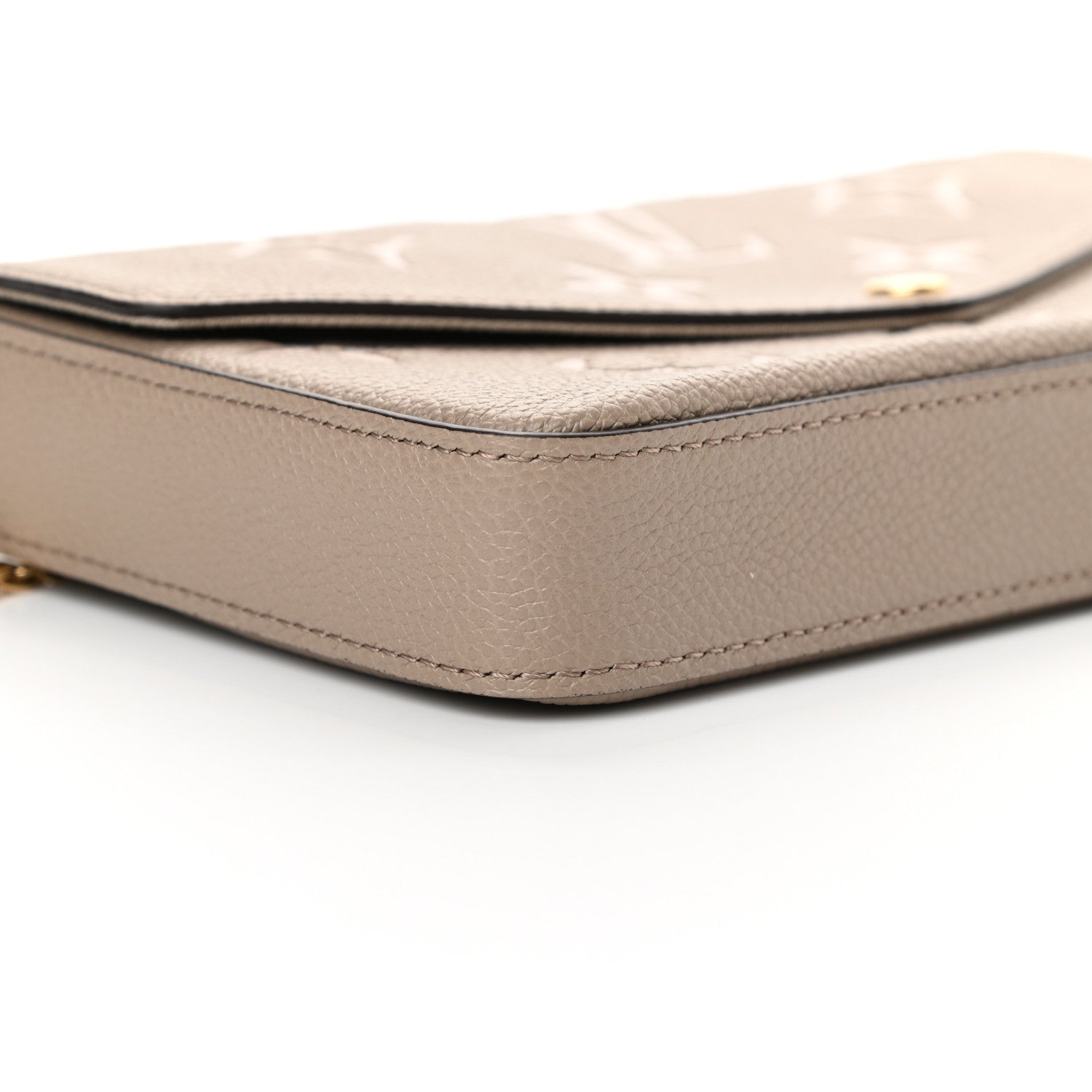 Louis Vuitton Empreinte Monogram Giant Felicie Pochette Tourterelle Creme 10 of 11