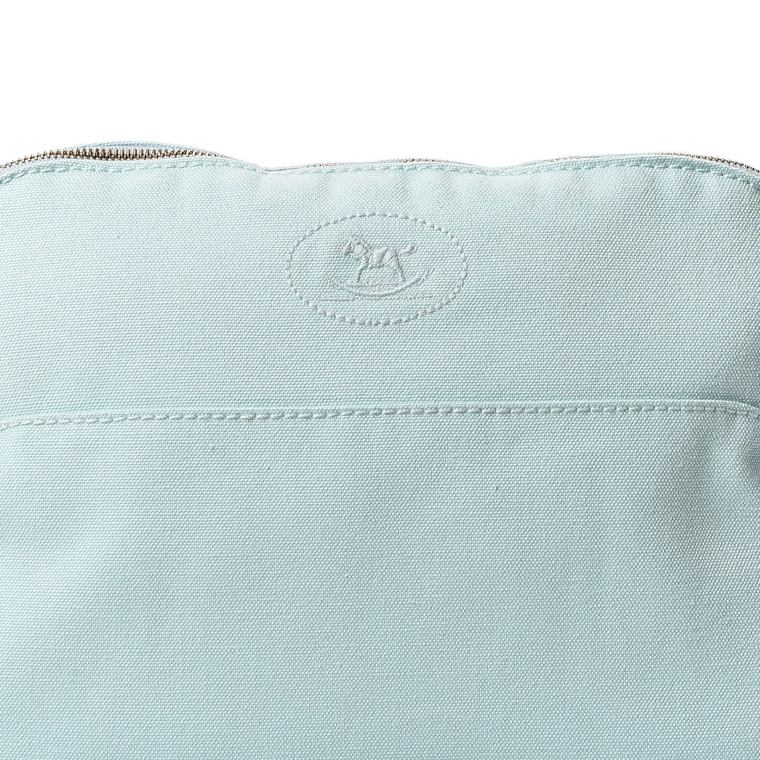 Hermes Cotton Canvas Bolide Travel Cosmetic Pouch MM 6 of 9