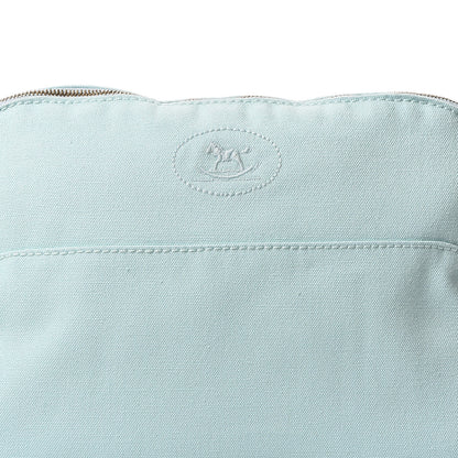 Hermes Cotton Canvas Bolide Travel Cosmetic Pouch MM 6 of 9