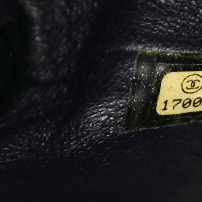 Chanel Lambskin Quilted Clutch With Chain Flap Black 9 of 10