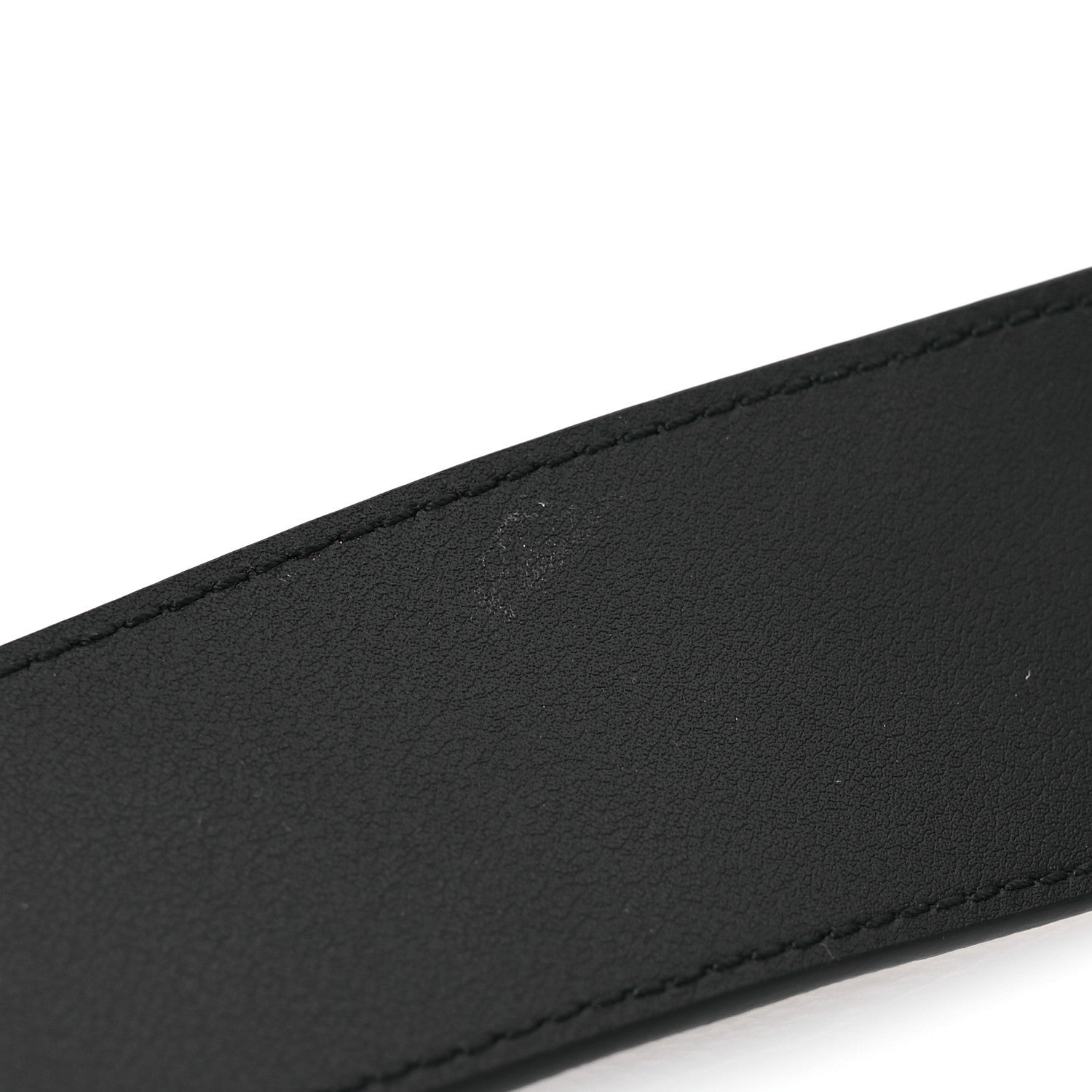 Gucci Piuma Calfskin Jumbo GG Embossed Interlocking G 40mm Belt 105 42 Black 7 of 8