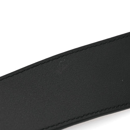 Gucci Piuma Calfskin Jumbo GG Embossed Interlocking G 40mm Belt 105 42 Black 7 of 8
