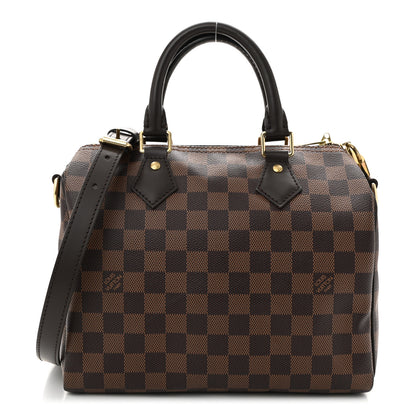 Louis Vuitton Damier Ebene Speedy Bandouliere 25 1 of 9
