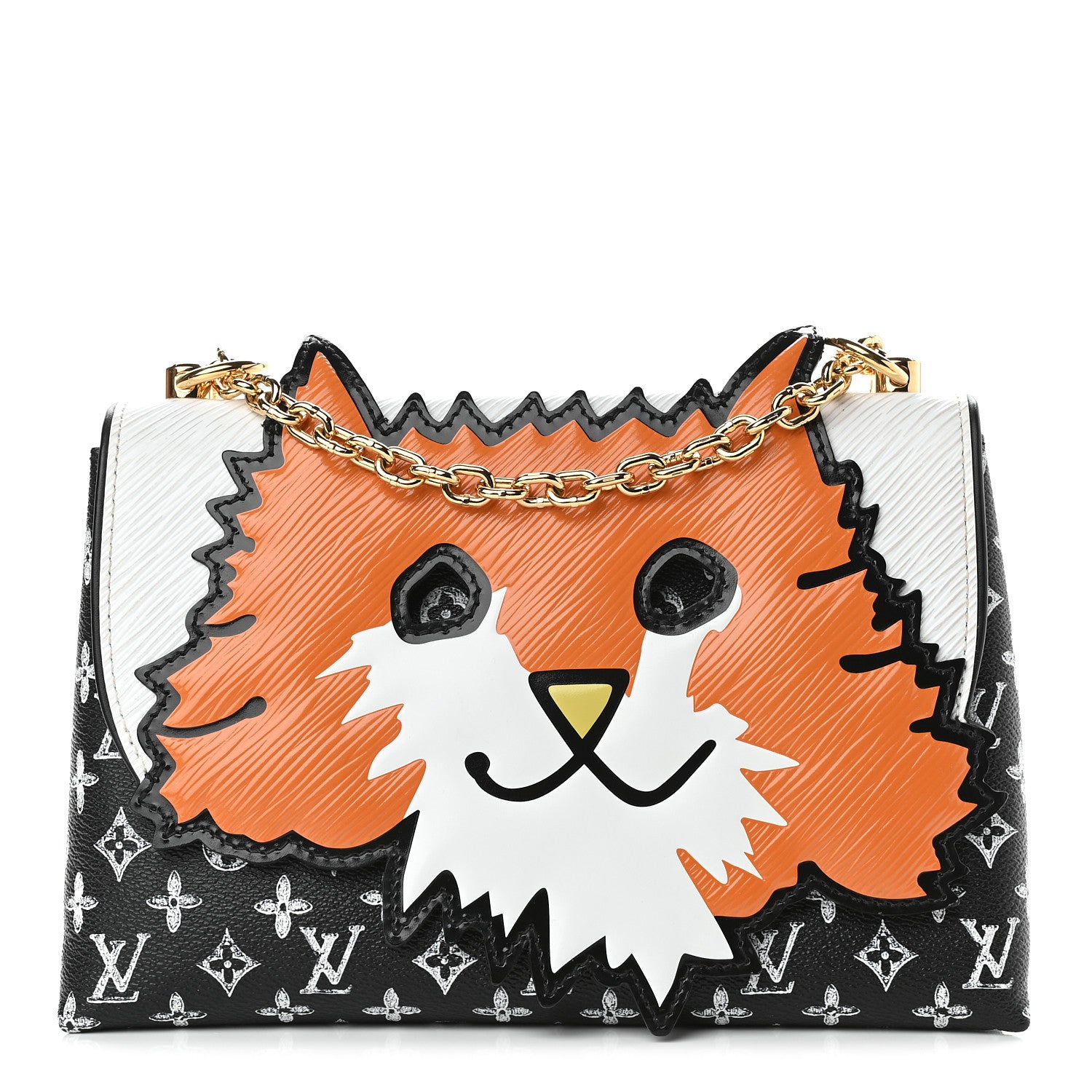 Louis Vuitton Epi Catogram Cat Bag Orange Black 1 of 9