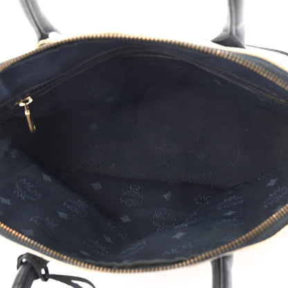 MCM Visetos Medium Heritage Bowler Bag White 5 of 16