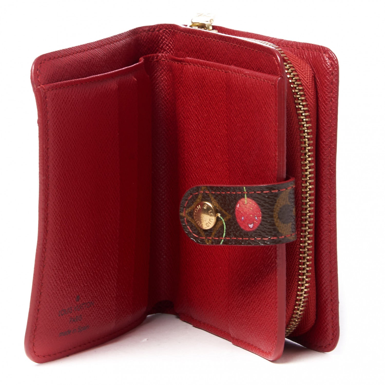 Louis Vuitton Monogram Cerises Compact Zippe Wallet 4 of 8