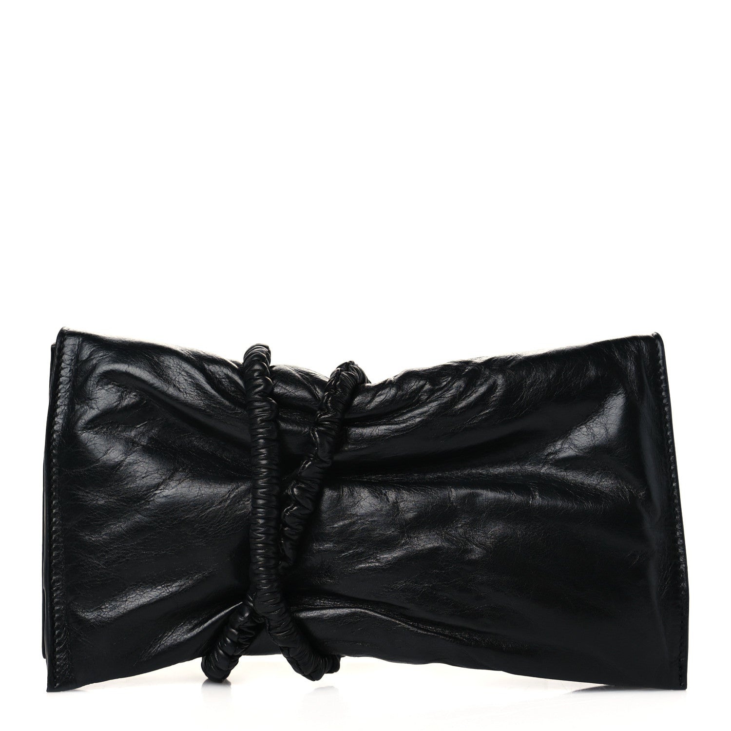 Bottega Veneta Calfskin Padded Bi Fold Clutch Black 1 of 6
