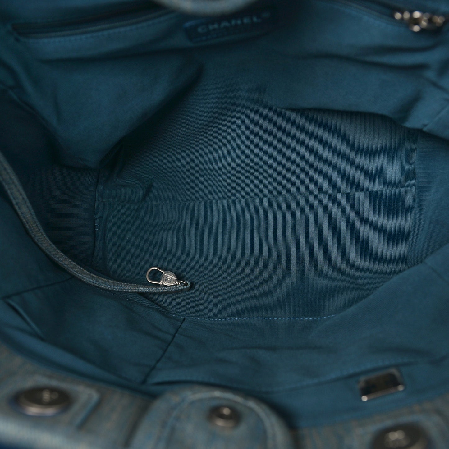 Denim Small Deauville Tote Light Blue