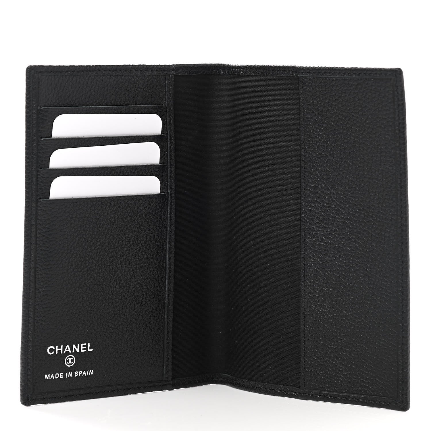 Chanel Calfskin Passport Holder Black 5 of 7