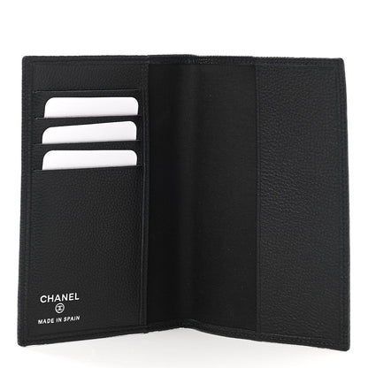 Chanel Calfskin Passport Holder Black 5 of 7