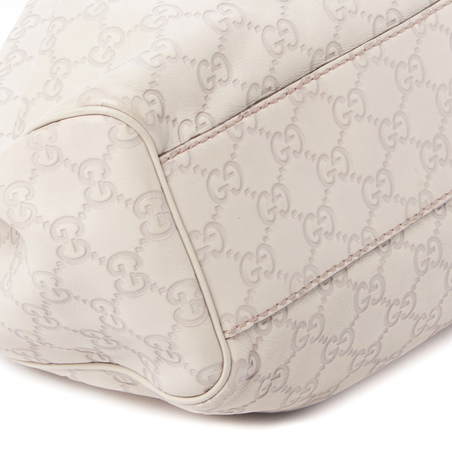 Gucci Guccissima Medium Sukey Tote Mystic White 6 of 11