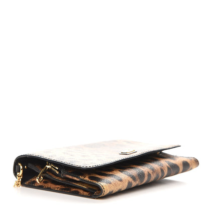 Dolce & Gabbana Dauphine Nina Flap Clutch Leopard 4 of 7