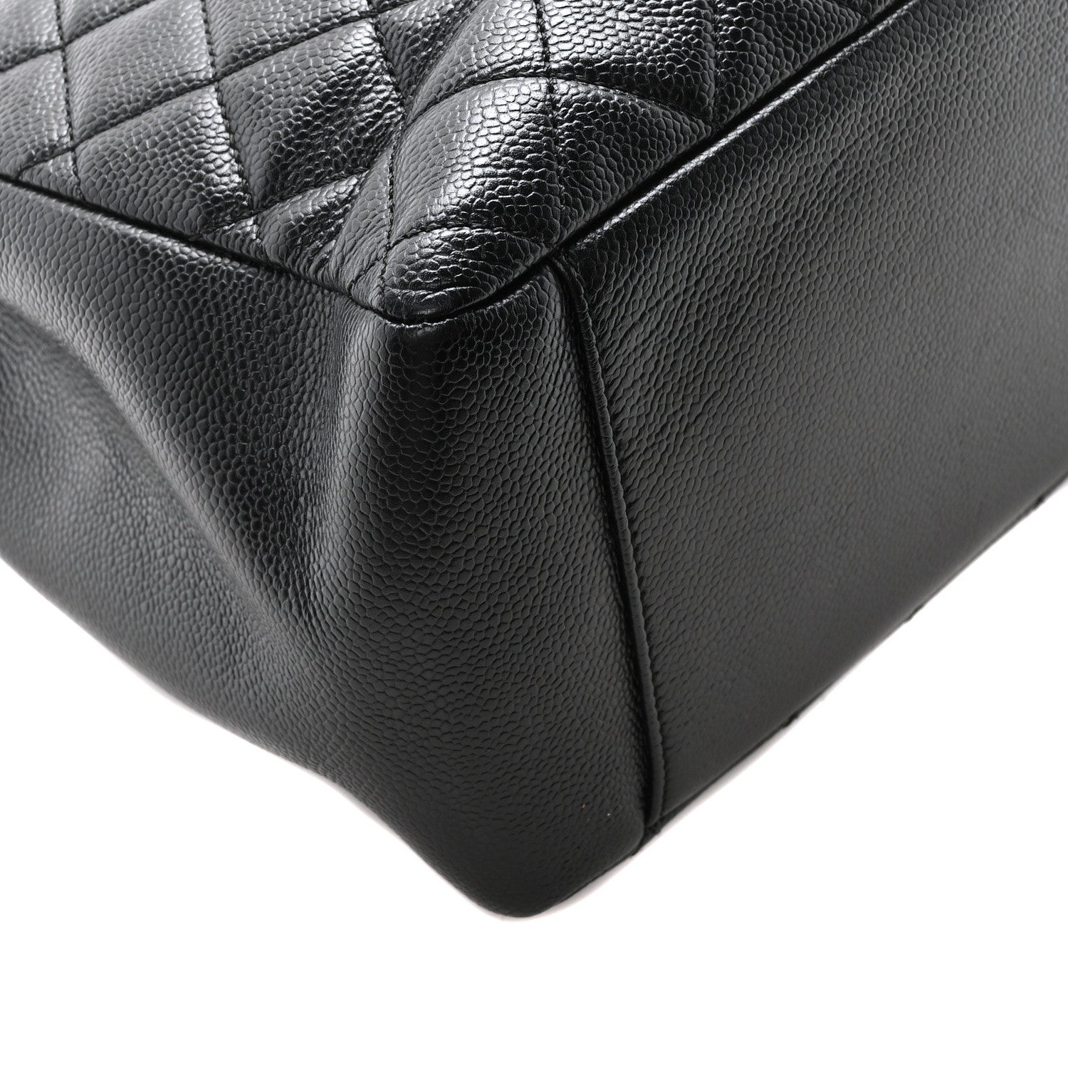 Chanel Caviar Quilted Grand Shopping Tote GST Black 9 of 10