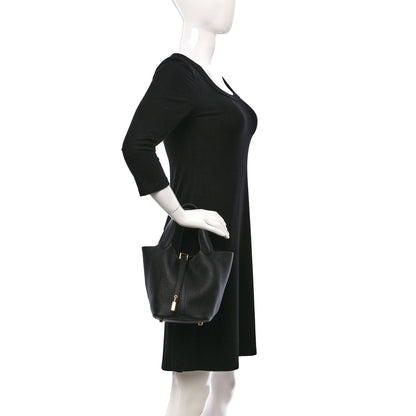 Hermes Taurillon Clemence Picotin Lock 18 PM Black 2 of 10