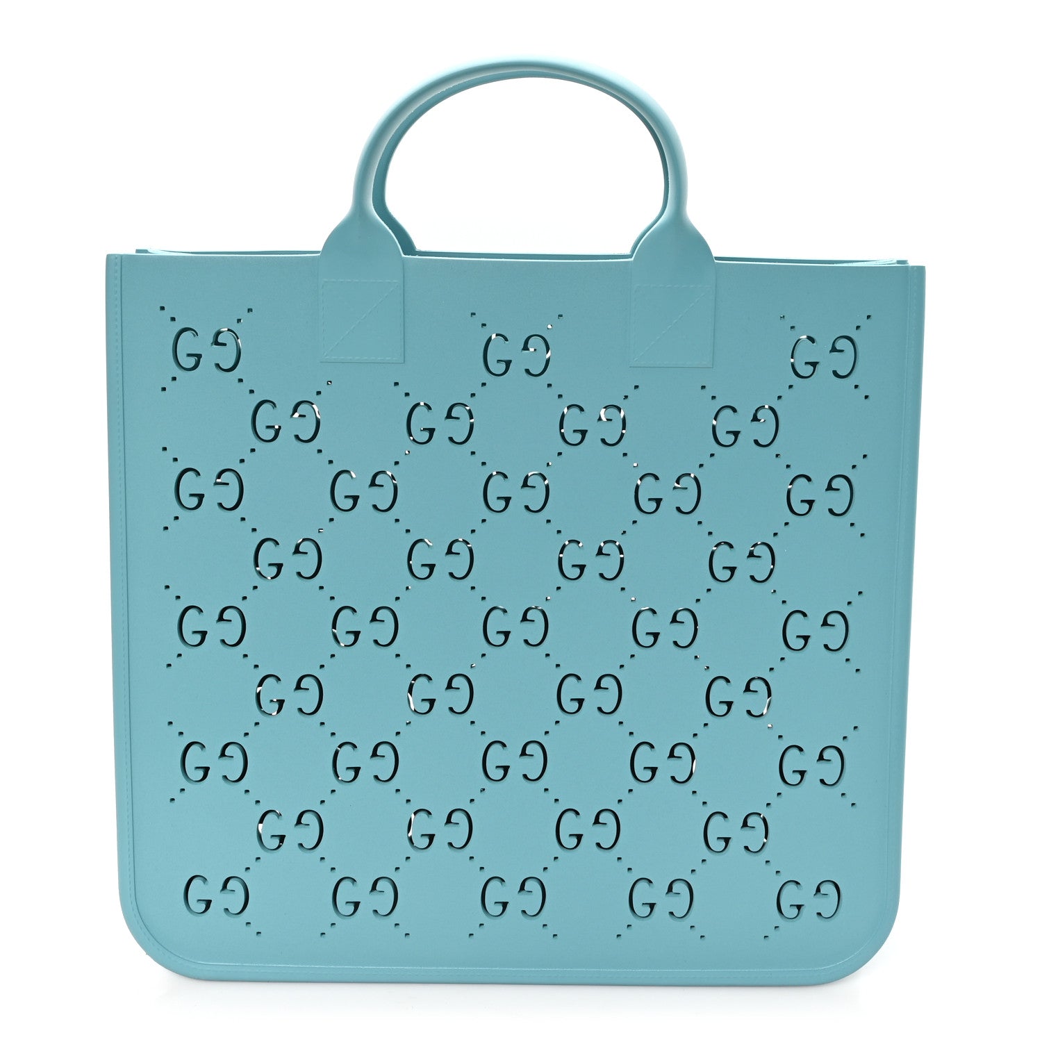 Gucci Rubber Kids GG Tote Dusty Azure 1 of 9