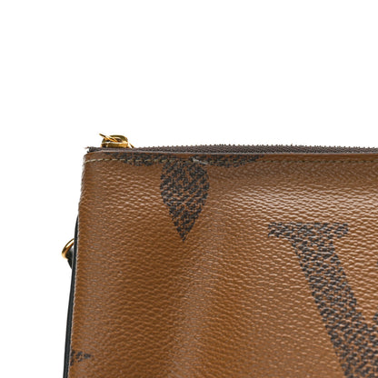 Louis Vuitton Reverse Monogram Giant Double Zip Pochette 9 of 11