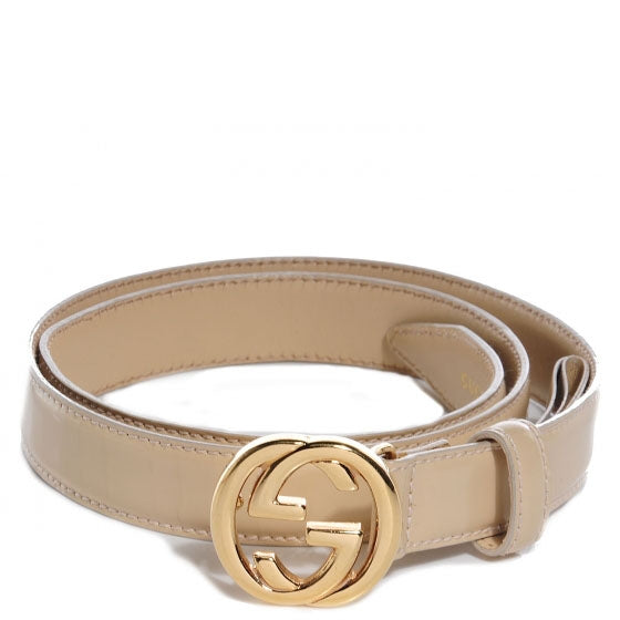 Gucci Patent Leather GG Belt 65 26 1 of 4