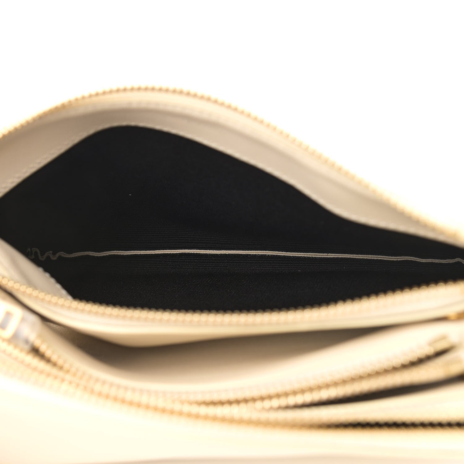 Celine Lambskin Small Trio Crossbody Bag Cream 6 of 11