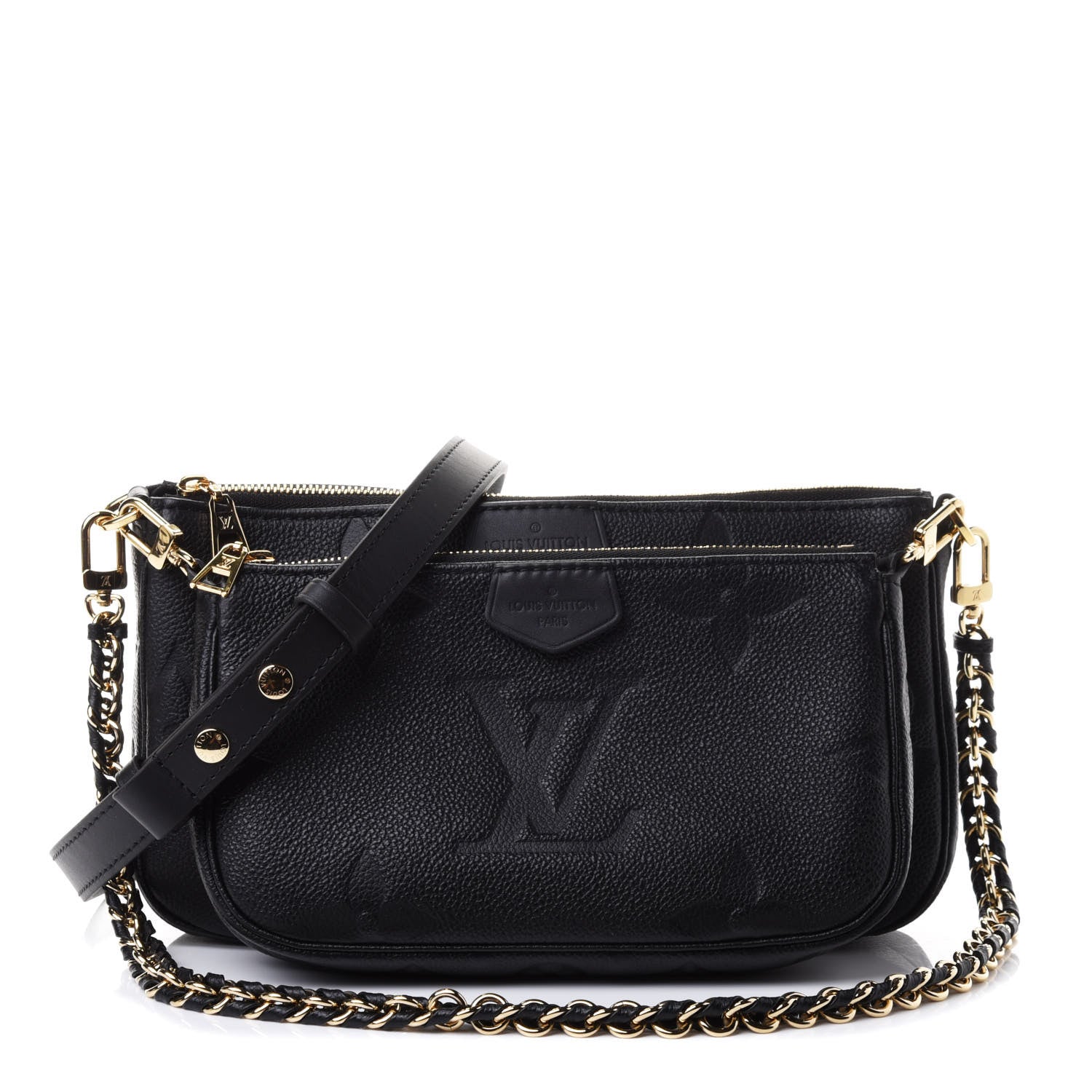 Louis Vuitton Empreinte Monogram Giant Multi Pochette Accessories Black 1 of 4
