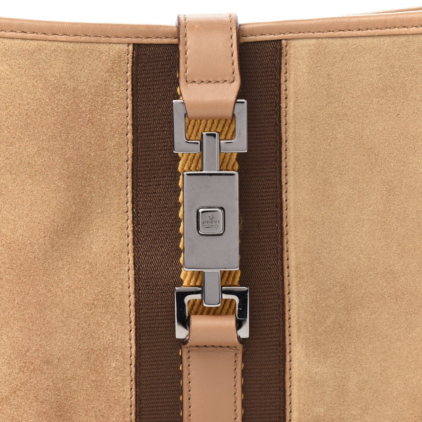 Suede Small Jackie O Hobo Light Brown