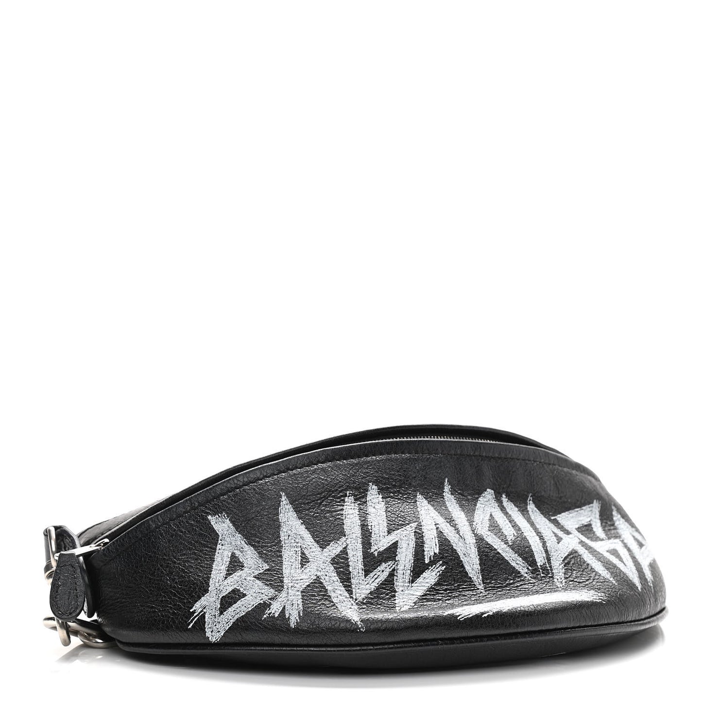 Agneau Arena Graffiti All Over XS Souvenir Belt Bag Black White