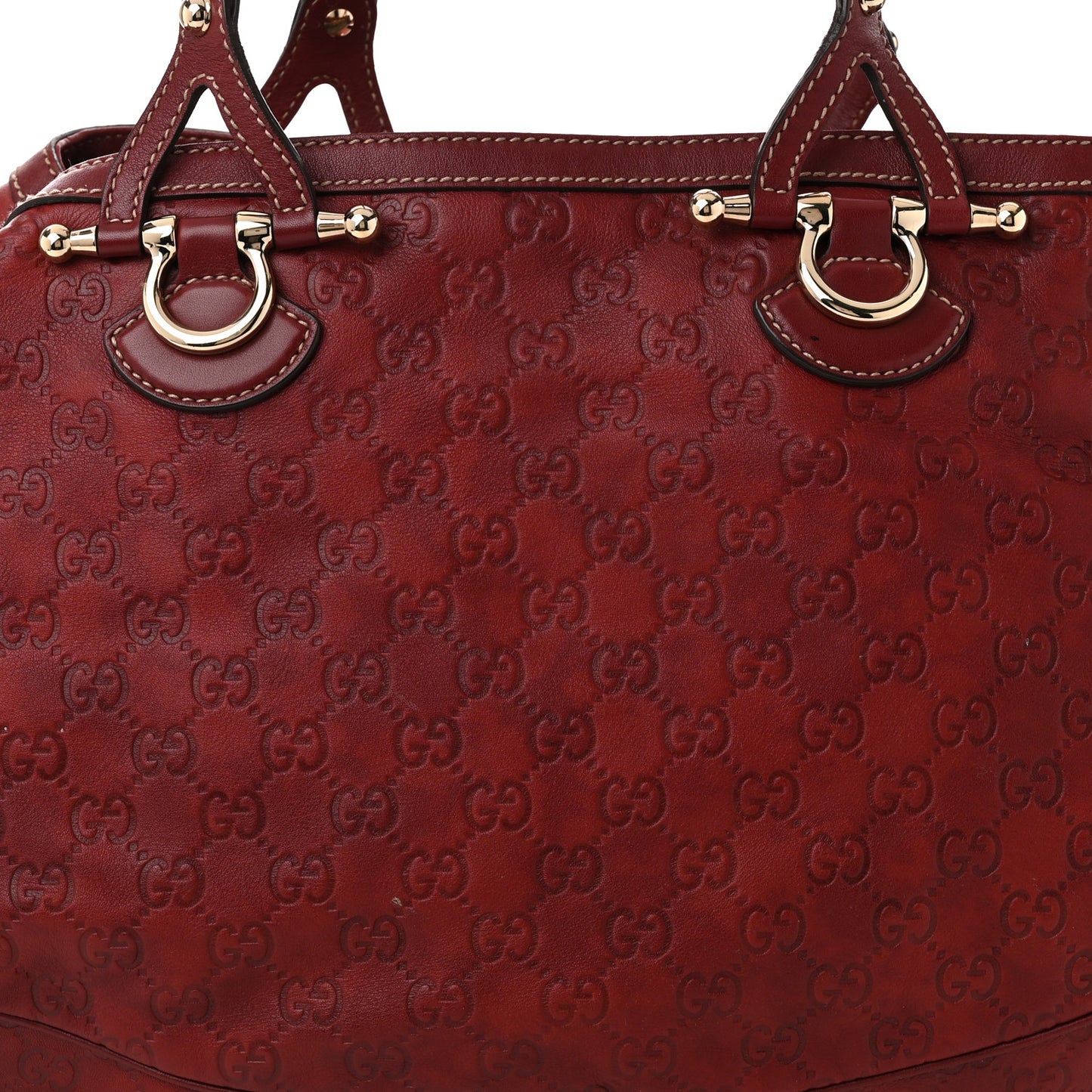 Guccissima Shoulder Bag Red