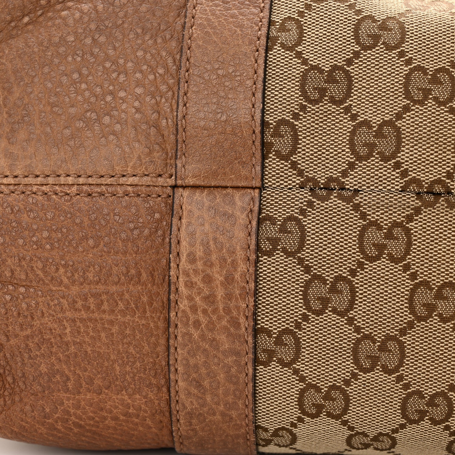 Gucci Monogram Old Libeccio Miss GG Tote Beige Ebony Light Brown 14 of 14