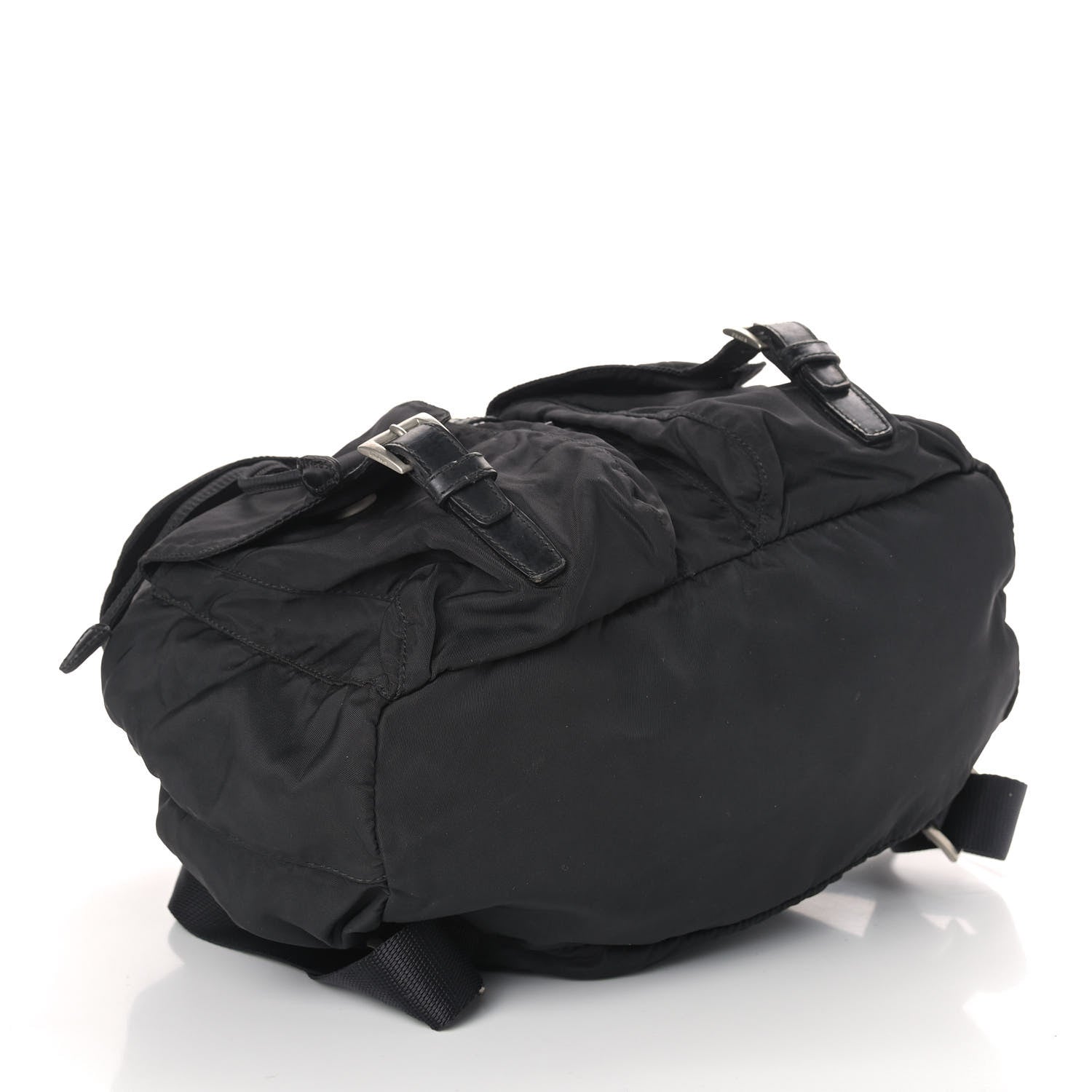 Prada Nylon Vela Medium Backpack Black 4 of 8