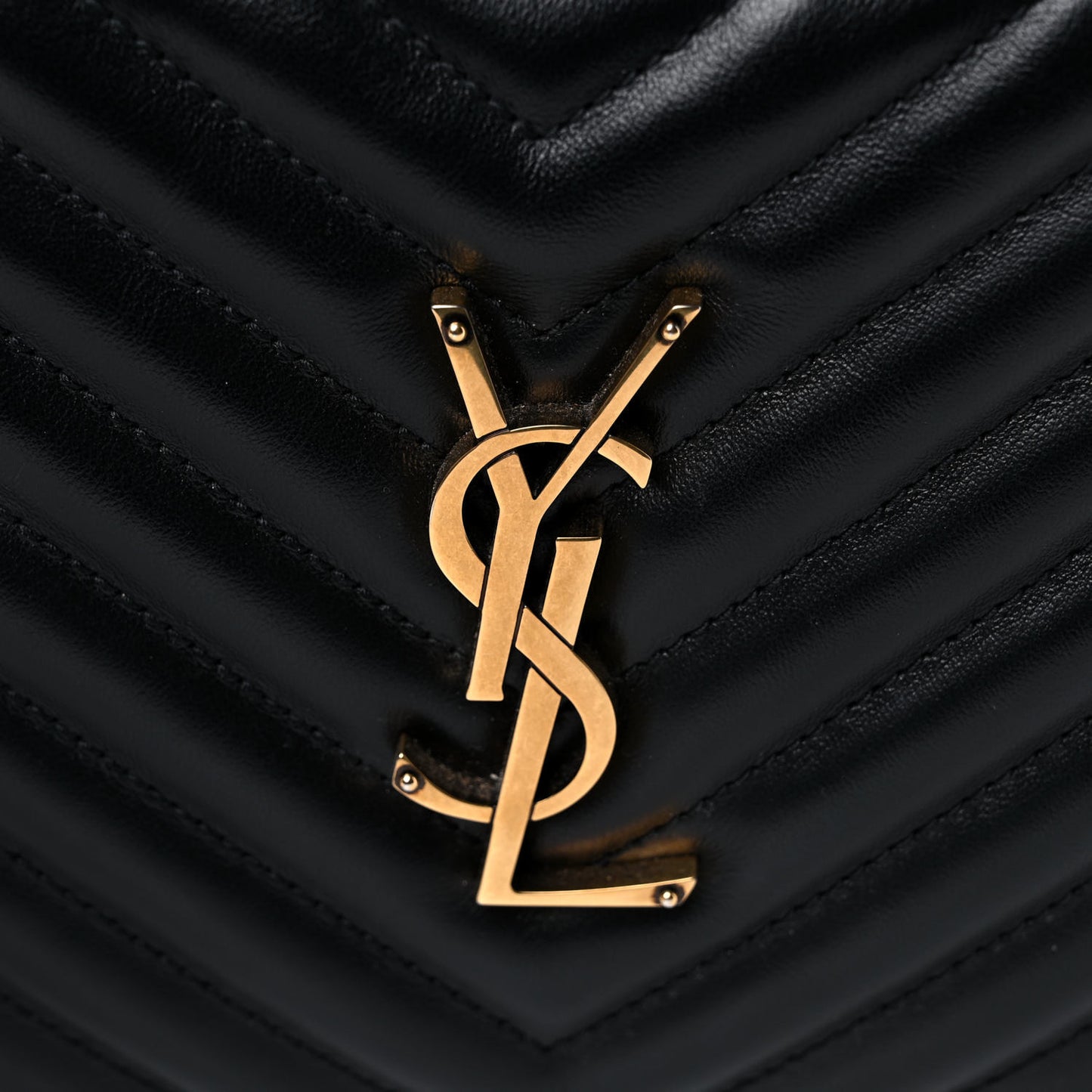 Calfskin Matelasse Monogram Lou Camera Bag Black