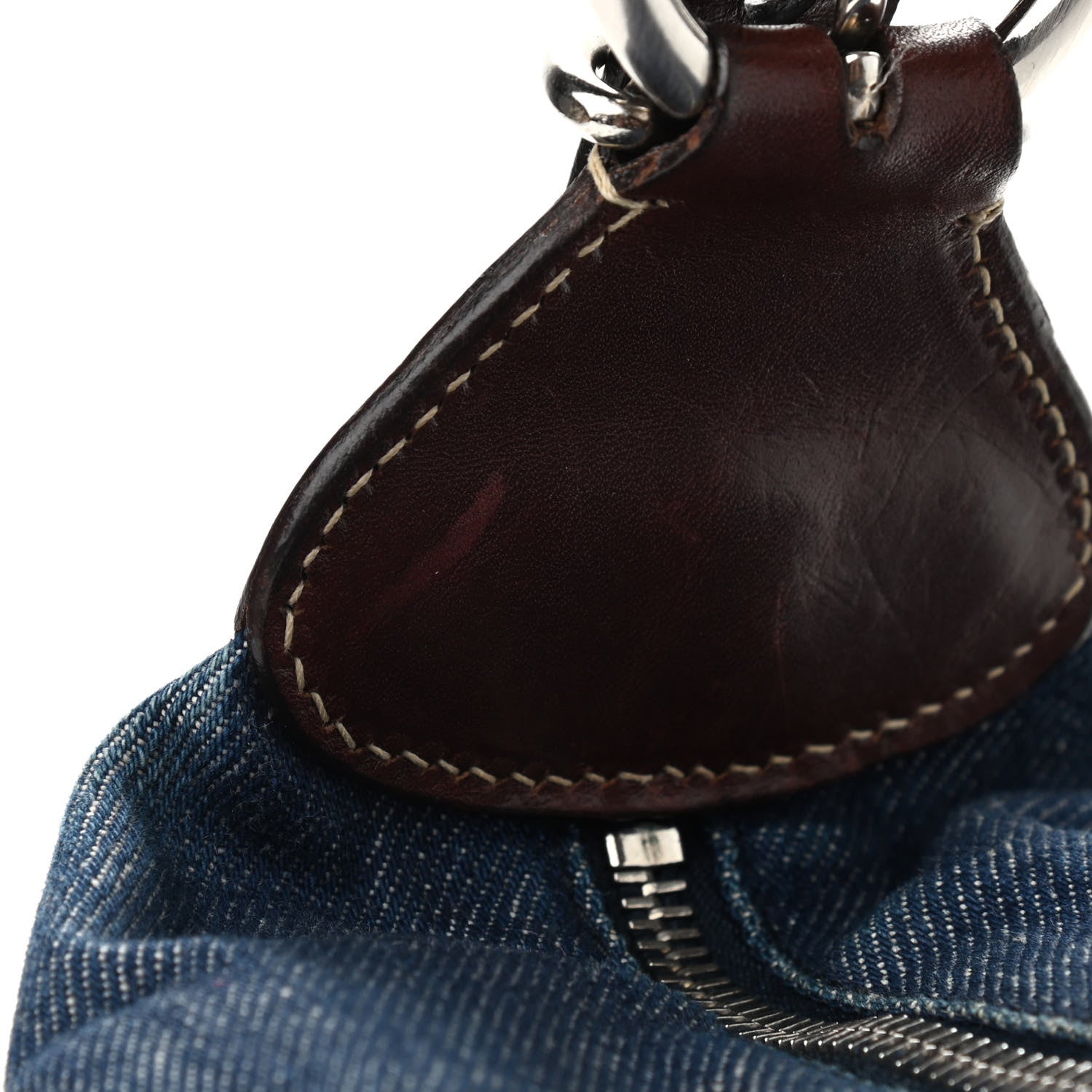Prada Denim Shoulder Bag Bleu 13 of 14