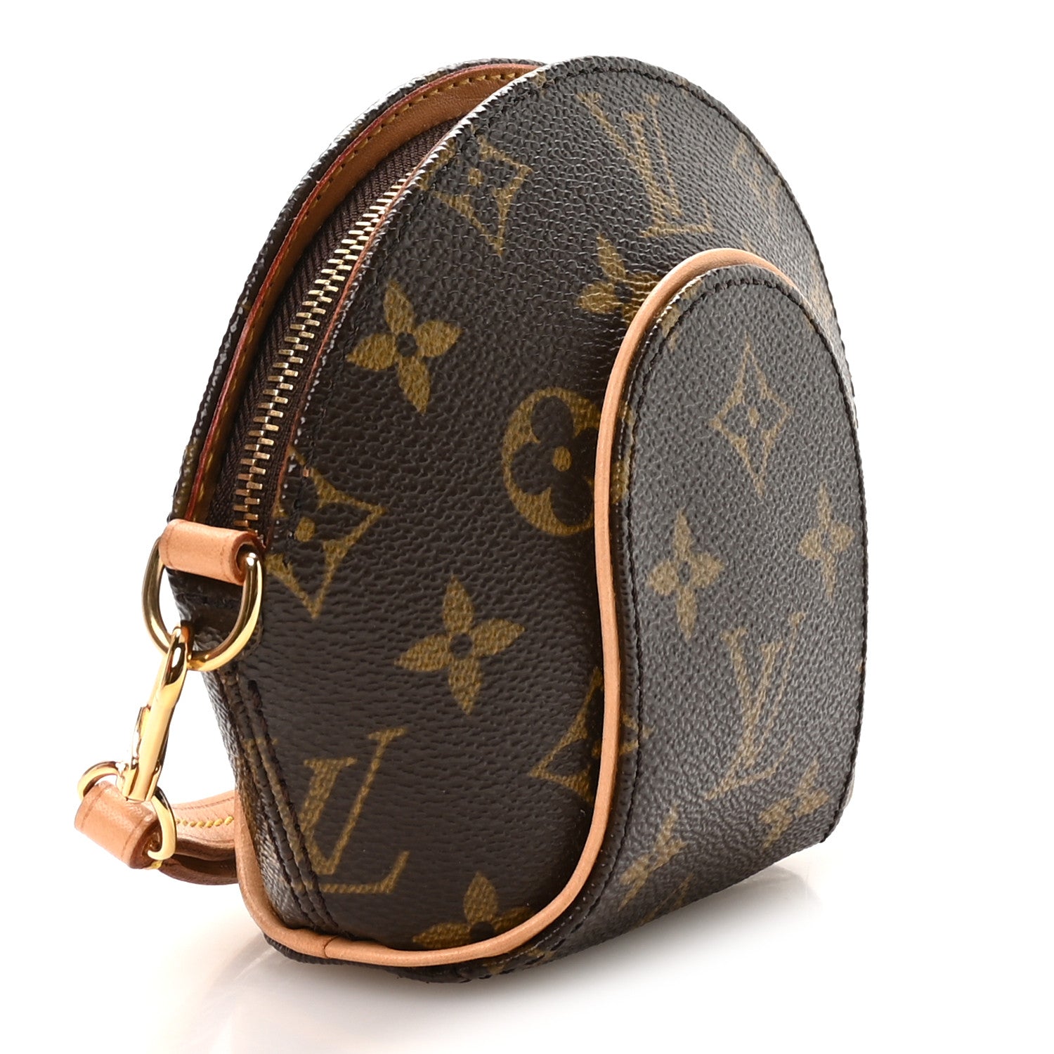 Louis Vuitton Monogram Mini Ellipse Wristlet Clutch 3 of 7