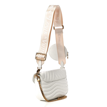 Louis Vuitton Calfskin New Wave Multi Pochette Snow 3 of 10