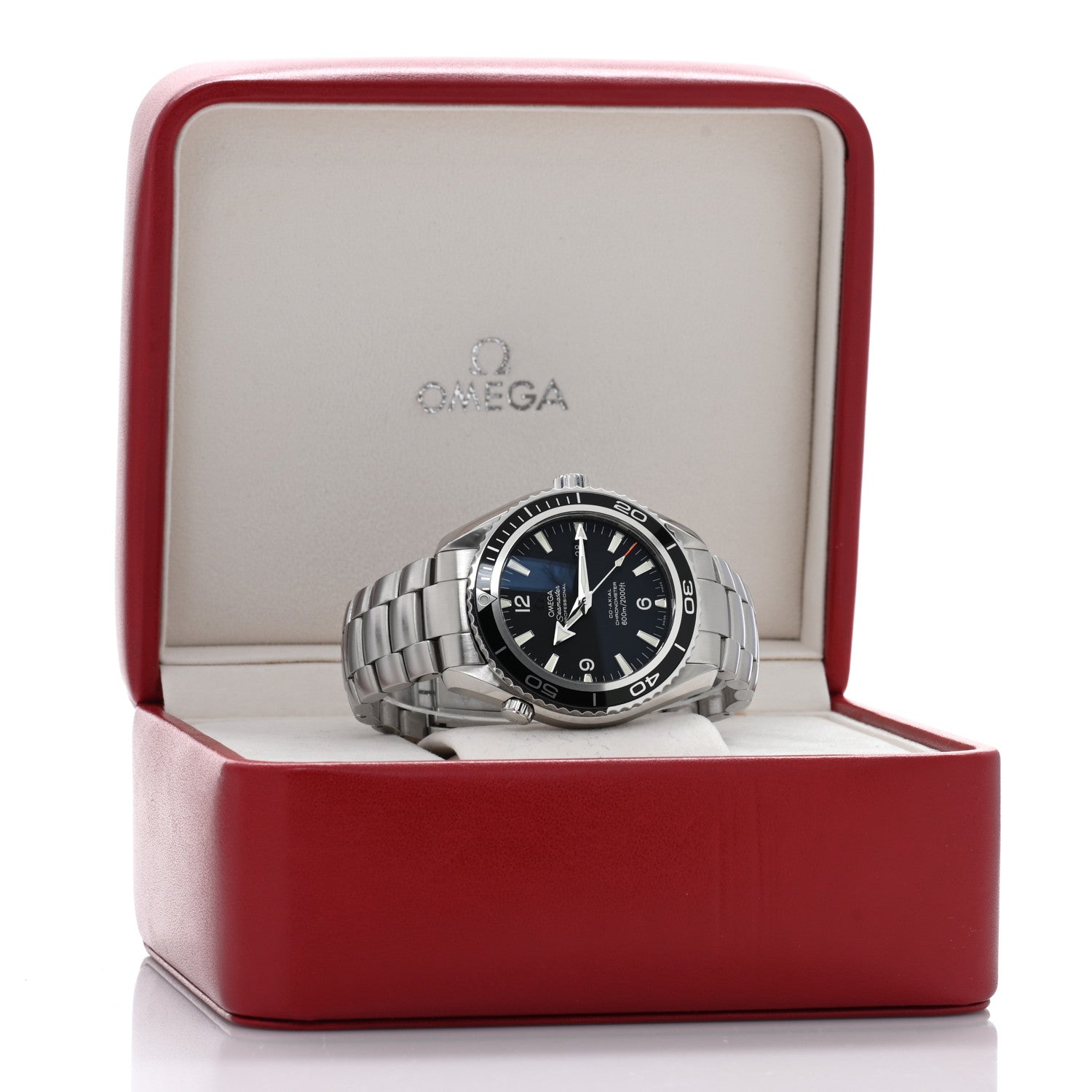 Omega Stainless Steel 45mm Seamaster Planet Ocean Automatic Watch Black 2200.50.00 5 of 5