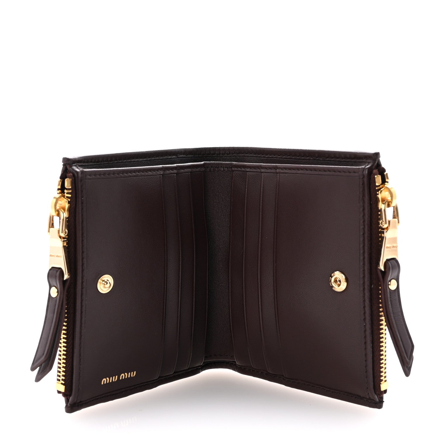 Miu Miu Nappa Matelasse Small Wallet Radica 5 of 7
