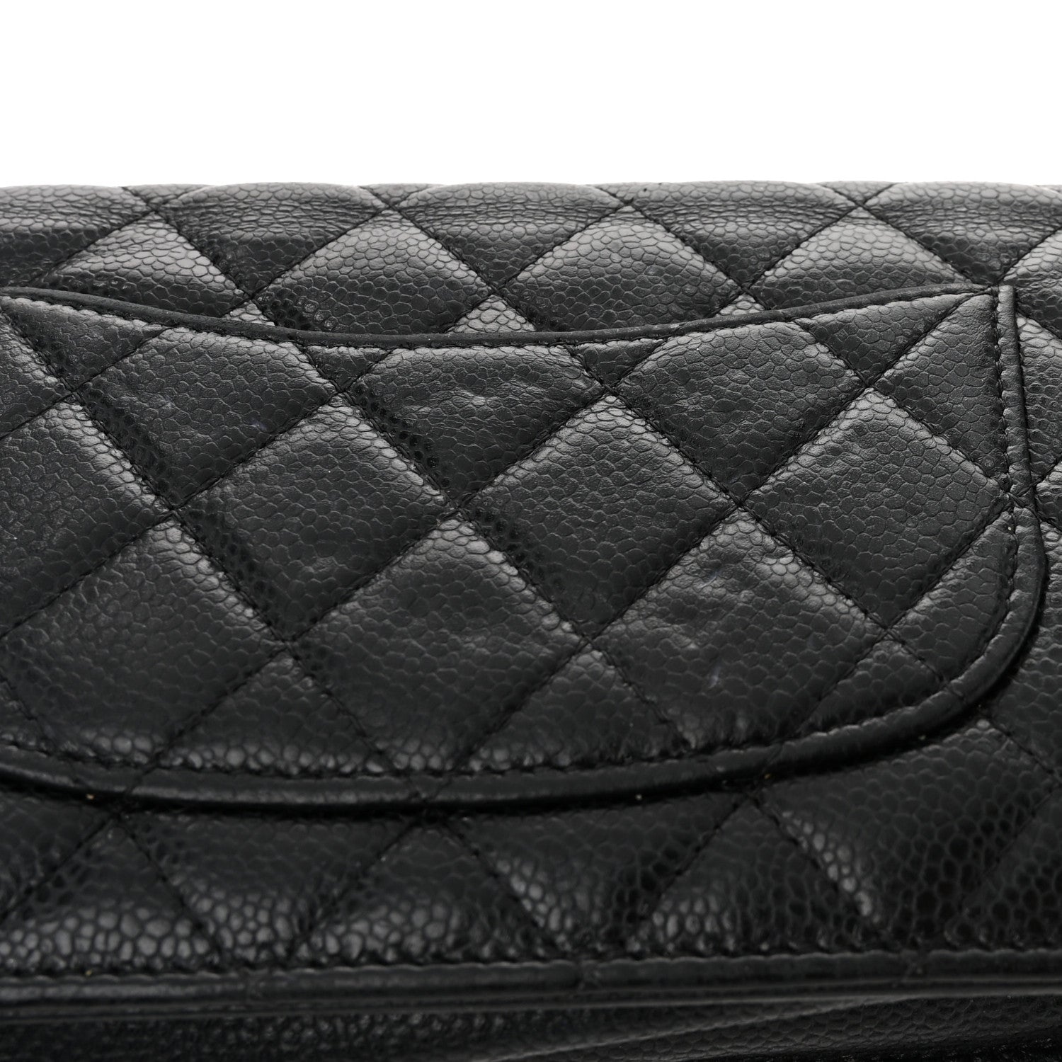 Chanel Caviar Quilted Wallet on Chain WOC Black 12 of 15