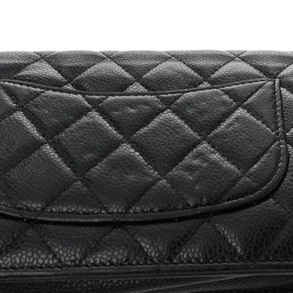 Chanel Caviar Quilted Wallet on Chain WOC Black 12 of 15