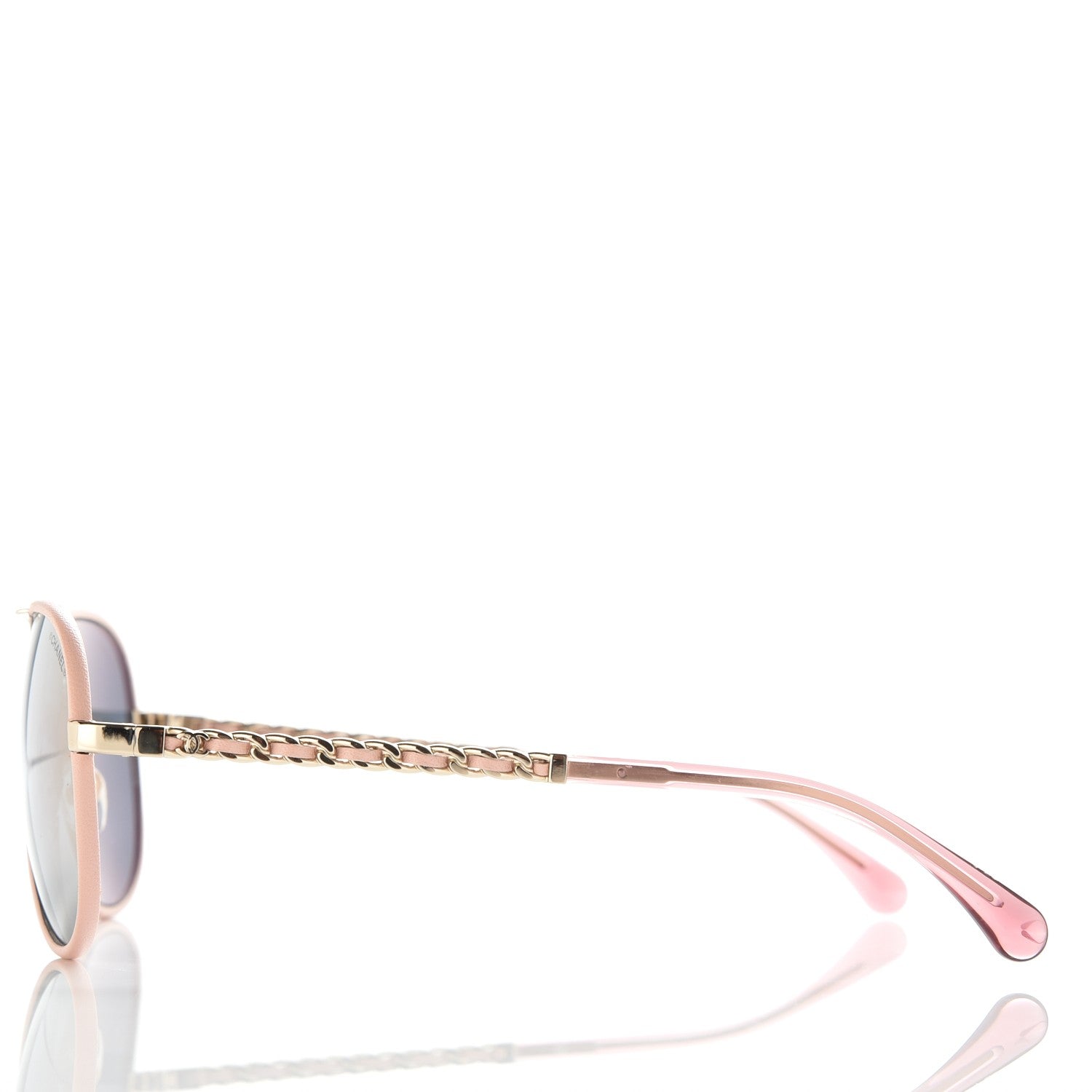 Chanel Pilot Winter Sunglasses 4219-Q Light Pink 3 of 9