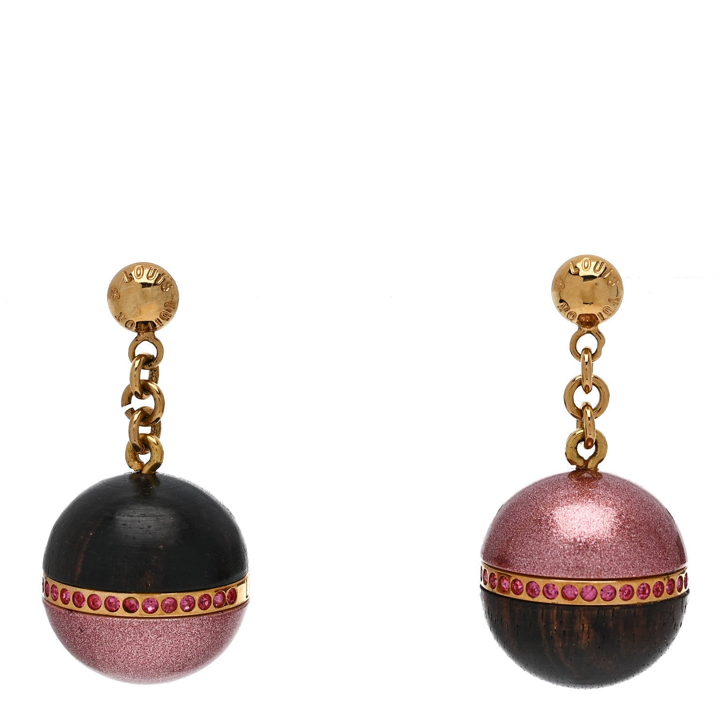 Louis Vuitton Magnetic Glitter Earrings 1 of 6