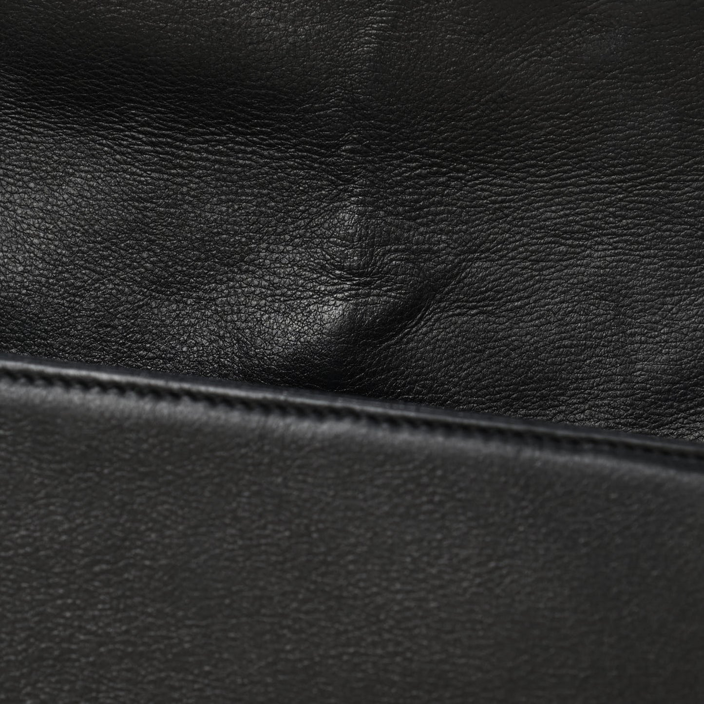 Calfskin Quilted Medium Boy Flap Black